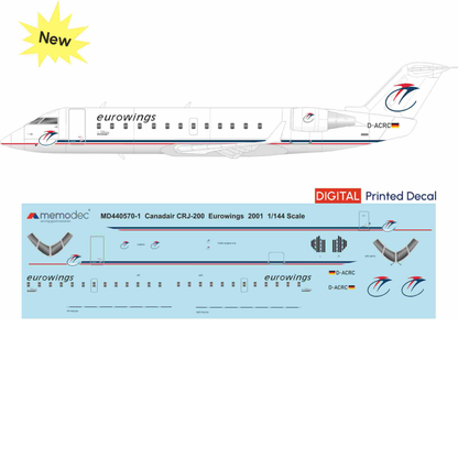 Canadair CRJ-200 Eurowings (2001) Decal