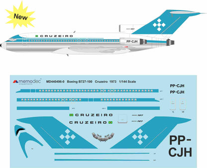 Boeing 727-100 Cruzeiro (1973) Decal