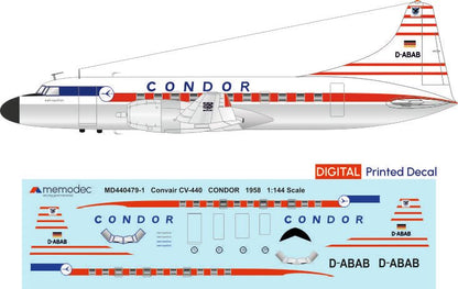 Convair CV-440 Metropolitan Condor (1958) - Memodec