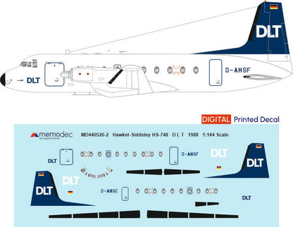 Hawker Siddeley HS - 748 DLT (1988) - Memodec