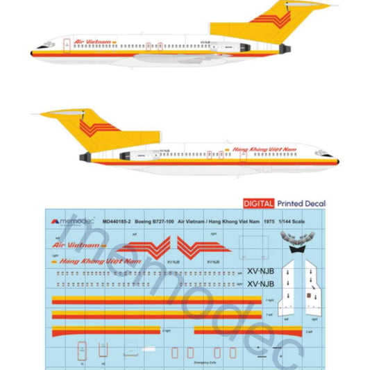 Boeing 727-100 Air Vietnam/Hang Khong Viet Nam (1975)