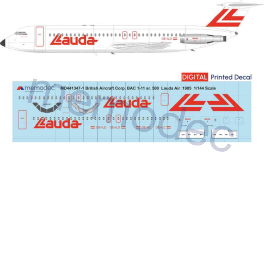 BAC 1-11 sr.500 Lauda Air (1985)