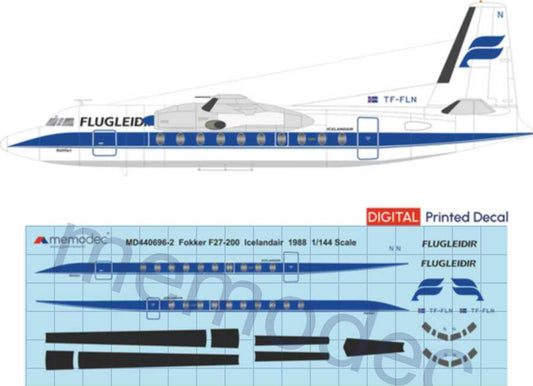 Fokker F27-200 Icelandair (1988)