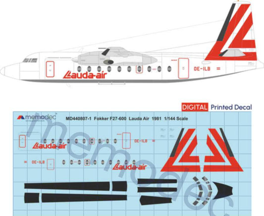 Fokker F27-600 Lauda Air (1981)