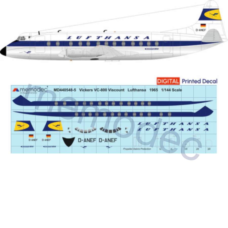 Vickers Viscount VC-814 Lufthansa (1965)