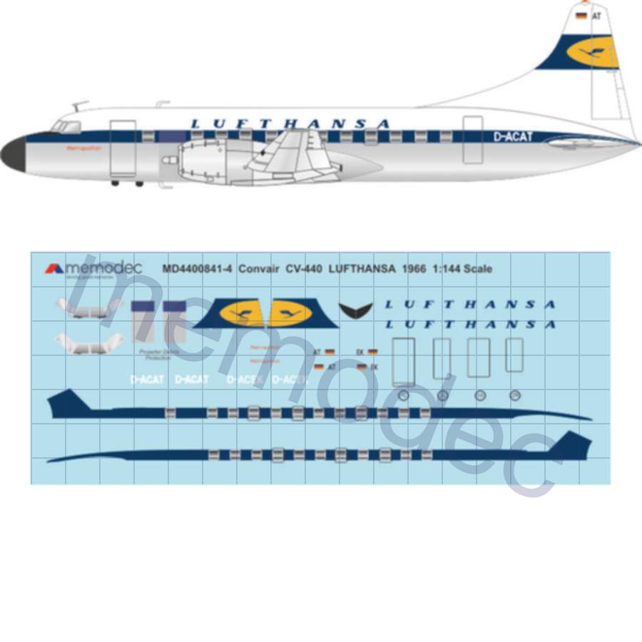 Convair CV-440 Metropolitan Lufthansa (1966)