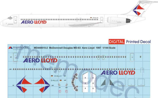 McDonnell Douglas MD-83 Aero Lloyd (1997)