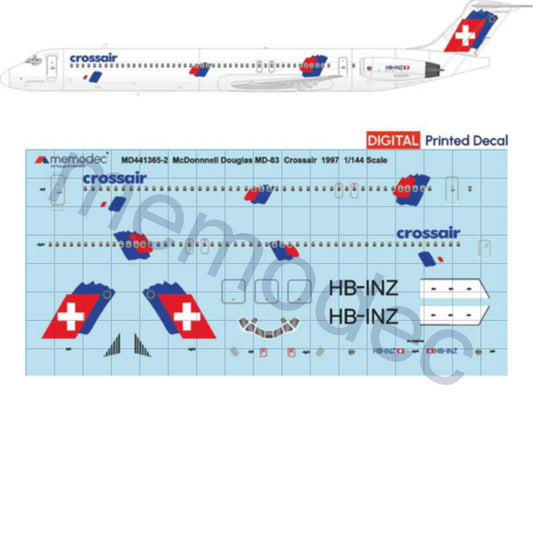 McDonnell Douglas MD-83 Crossair (1997)