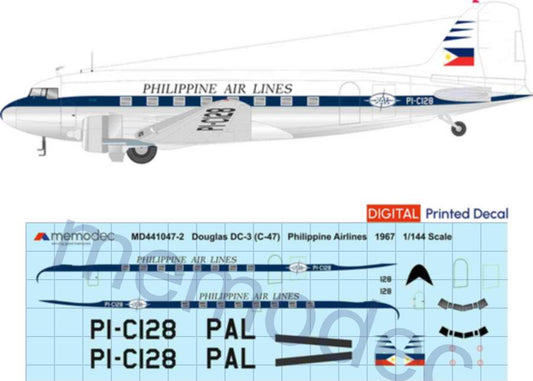 Douglas DC-3 (C-47) Philippine Airlines (1967)