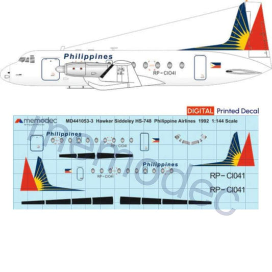 Hawker Siddeley HS-748 Philippine Airlines (1992)