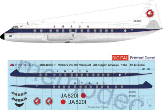 Vickers Viscount VC-800 All Nippon Airways ANA (1960)