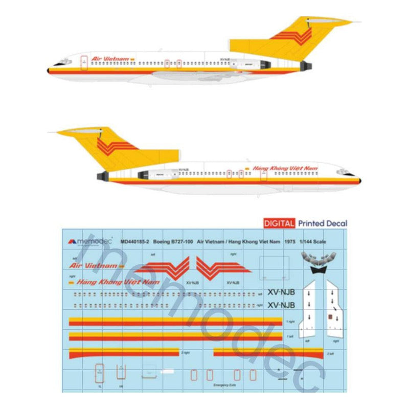 Boeing 727-100 Air Vietnam/Hang Khong Viet Nam (1975)