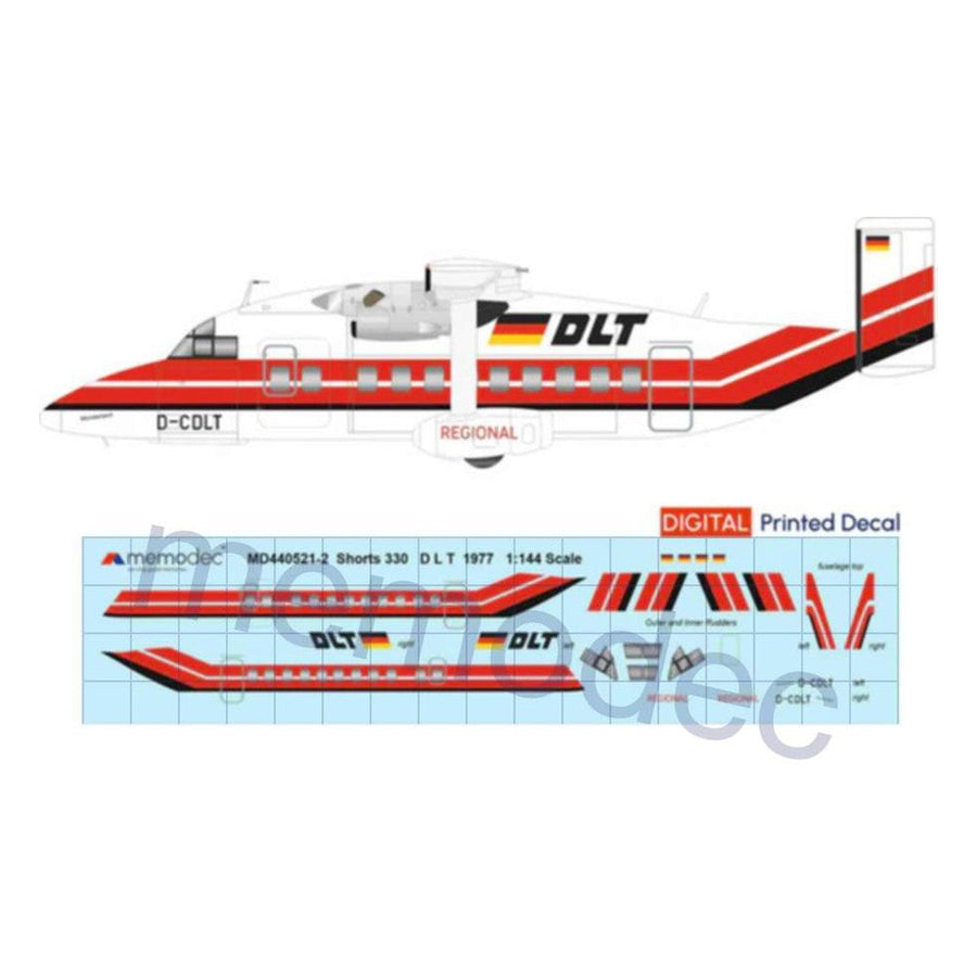 Shorts 330 DLT (1977) Decal decal sheet
