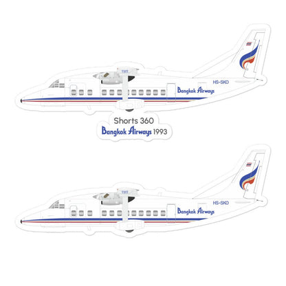 Shorts 360 Bangkok Airways (1993) Sticker Set - Memodec